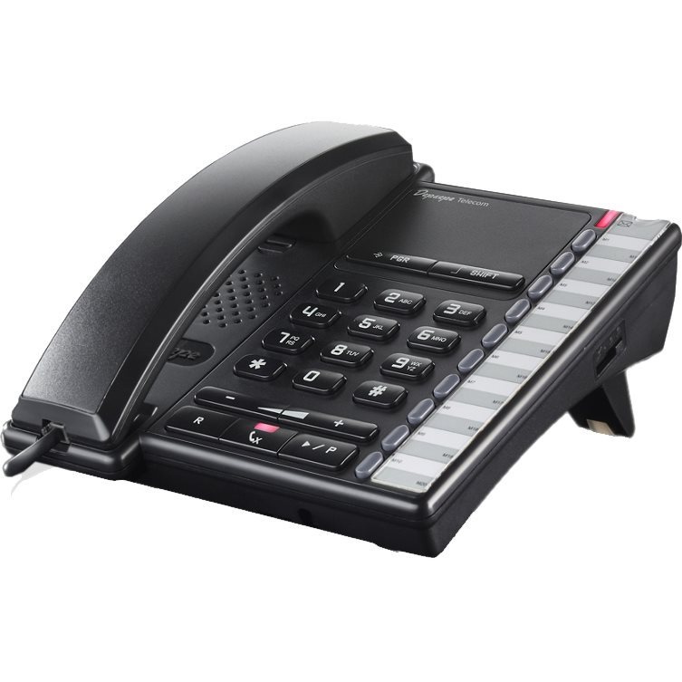   Téléphones SIP   Téléphone analogique Premium 200 noir PP200A