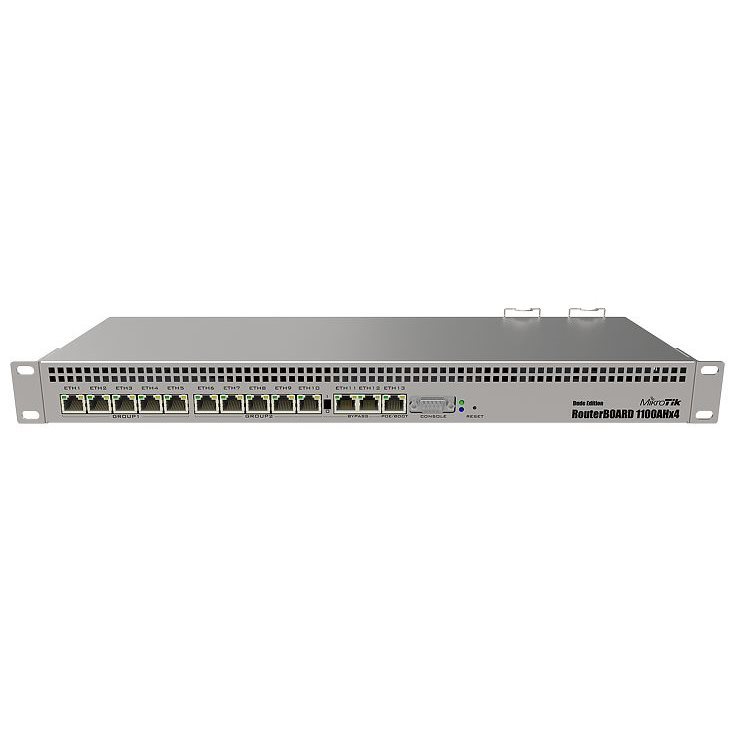 Routeur 13 ports Giga RB1100AHx4 Dude 19 red PSU RB1100DX4